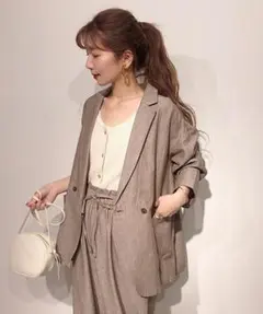 CIAOPANIC TYPY ツイードライクリネンジャケットのサムネイル