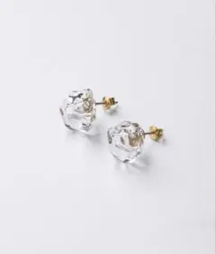 HARIO Lampwork Factory ピアス モアレ ハリオ 両耳