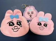 おぱんちゅうさぎ ぬいぐるみポーチ、マスコットセット Amazon | おぱんちゅうさぎ マニア！ フェイス ポーチ 約15cm 表情豊か