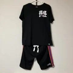 男道らーめん　Tシャツ&ハーフパンツ　ルームウェア　Lサイズ