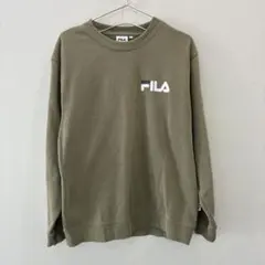 NL93 FILA オリーブグリーン トレーナー メンズ L