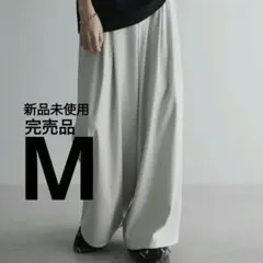 【remer】ルーズベーシックタックワイドバギーパンツ