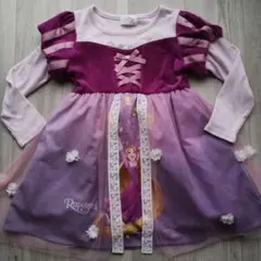 超美品★ラプンツェル ワンピース ドレス 130 リトシー パープル ベロア