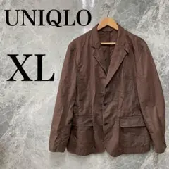 UNIQLO ユニクロ メンズ L 茶色 ワークジャケット 古着のサムネイル