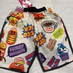 新品未使用タグ付き JAM ジャム バーガー柄 ハーフパンツ 100cm