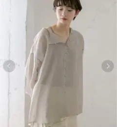 KBF シャツ　シースルーシャツ