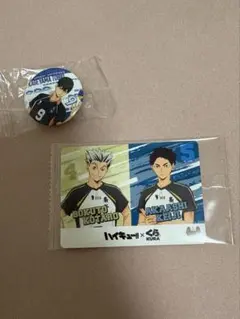 ハイキュー‼︎　くら寿司コラボ　缶バッチ　カード　セット