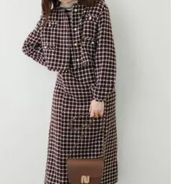 ツイードジャンパースカート　新品未使用