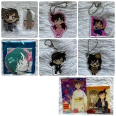 名探偵コナン 毛利蘭 セガラッキーくじ マスコット アクスタ 缶バッジ 等