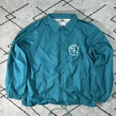 【USA製 90s】Auburn コーチジャケット ターコイズ L フォード A