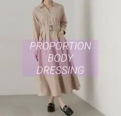 PROPORTION BODY DRESSING ポケットシャツワンピース