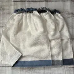 おりこうタオル おりこうエプロン ホワイト 二重 3枚セット