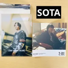 BE:FIRSTミニクリアファイル　ジャケットサイズステッカー　SOTA ソウタ
