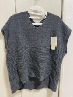 DIAPASON ニットベスト　グレー　WHOLEGARMENT 日本製