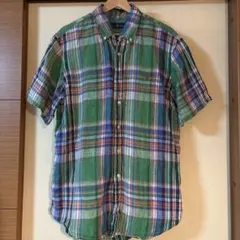 Ralph Lauren チェック柄 半袖シャツ L