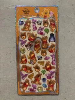 【正規品】プチドロップステッカー　ディズニー　プーさん　くまのプーさん