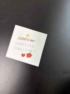 【本日限定値下】 KO1KEYZ ファンミ　plus chat ステッカー　照井