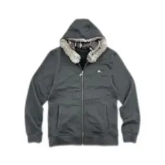 BURBERRY BLACK LABEL ファー パーカー フード サイズ3