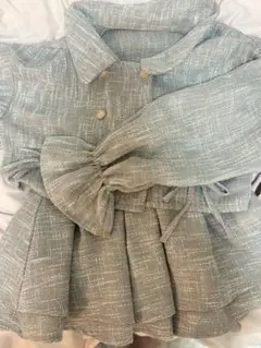 apres jour セットアップ ツイード グレー