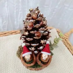 どんぐりクリスマスツリー☆。.:＊・゜