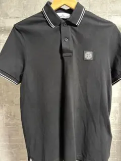 STONE ISLAND ブラック ポロシャツのサムネイル