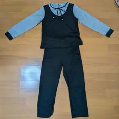 ストライプとブラックの2ピースセット