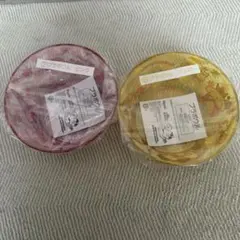 ポムポムプリン一番くじ ⑦プラボウル ピンク＆イエロー