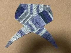 オパール毛糸　ハンドメイド　ミニマフラー　ソフィースカーフ