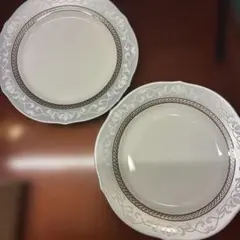 Noritake Platinum Dinner Platesノリタケ2枚セットのサムネイル
