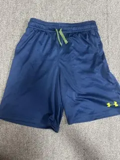 UNDER ARMOUR ハーフパンツ ネイビー YLG150