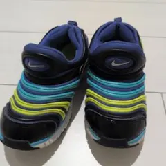 Nike キッズ スニーカー ネイビー/グリーン 19cm