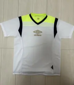 umbro サッカーシャツ M ホワイト/イエロー