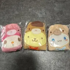 サンリオ マスコットポーチセット(マイメロ、ポムポムプリン、シナモロール)