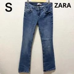 【766】ZARA フレアジーンズ