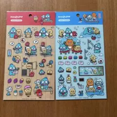 【韓国限定】ハンギョドン×カカオフレンズ シール 2枚セット