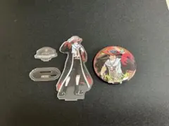 ワンピースONEPIECEポートガス・D・エースアクリルスタンド&缶バッジ