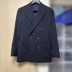 ユナイテッドアローズ 東京 メタルボタン ダブルブレザー 44 ネイビー
