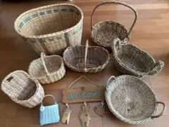 カントリー調 かご類