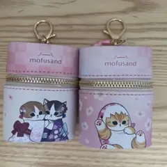 mofusandモフサンド　スカーフチャーム付きポーチ 桜満開　②
