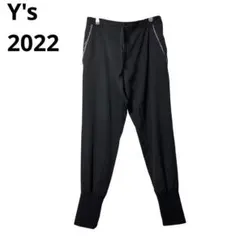 美品】ワイズ/Y's ドット柄 パンツ ブラック クロップド ヨウジ