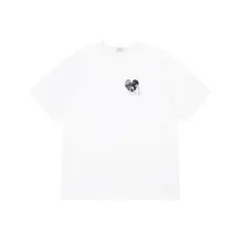 MUCENT ムセント カブ ハート カモ スモールロゴ 半袖Tシャツ