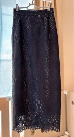 natural beautybasic レースタイトスカート　サイズM