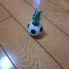 サッカーボール キャラクター 置物 フィギュア