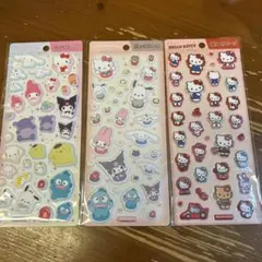 サンリオ　ぷっくりシール　３枚セット