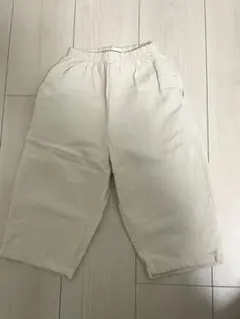 monmimi クリーム色パンツ Sサイズ