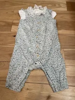 H&M4-6m ロンパース重ね着セット70