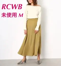 【未使用】ロデオクラウンズ／サーキュラーアンクルスカート ／カーキ系 Mのサムネイル