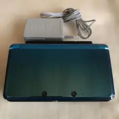 Nintendo3DS 本体 アクアブルー 任天堂純正ACアダプター・充電台付き