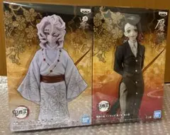 未開封 鬼滅の刃 フィギュア -鬼ノ装 弐の型 参の型 累 魘夢 セット