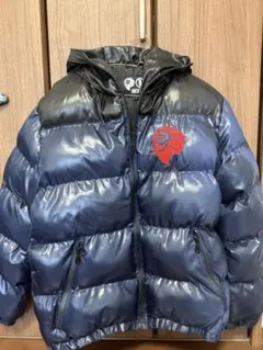 【美品】NESTA ネイビー ダウンジャケット